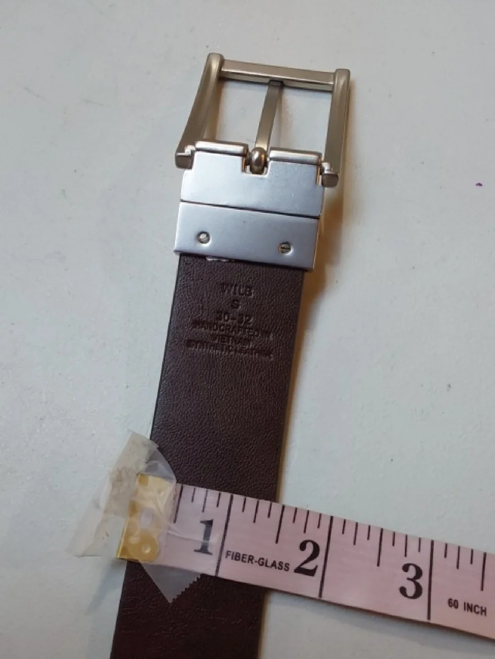 GUESS| Men’s Black Brown Dress Reversible Belt Silver Buckle Preppy New Sz.S